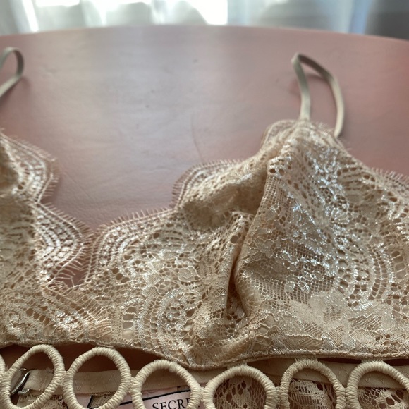 Victoria Secret size L slip dress light pink lace - Picture 4 of 7